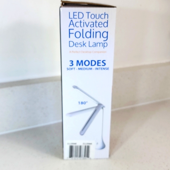 LED desk lamp, touch 3 dimming modes battery operated New in box - Picture 3 of 6